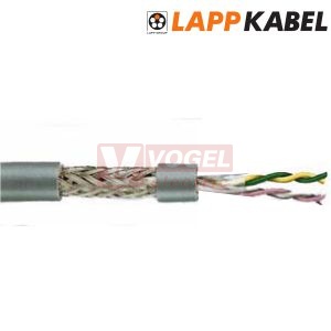Unitronic LiYCY (TP)  2x2x0,50 kabel datový párový stíněný s barevným značením žil podle DIN 47100, plášť PVC, šedý RAL 7032 (0035810)