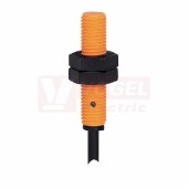 IFM IE5099 Indukční snímač M8, 10-36VDC, Sn=2mm, nestíněný, materiál PBT, délka 35mm, kabel PVC 2m (3x0,14mm2), propojovací technika šetřící místo, velká spínací vzdálenost pro vysokou provozuschopnost, IP67 (IEC3002-BPKG)