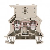 WSI 6 svorka pojistková béžová, řada W, pojistka G 5x20mm, bez LED indikace, 6,3A, šroubová, š=7,9mm  (1011000000)
