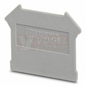 D-UK 4/10 koncová destička, délka 42,5mm, š=1,8mm, v=35,9mm, šedá  (3003020)