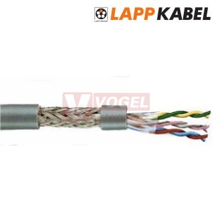 Unitronic LiYCY (TP)  3x2x0,14 kabel datový párový stíněný s barevným značením žil podle DIN 47100, plášť PVC, šedý RAL7032 (0035141)