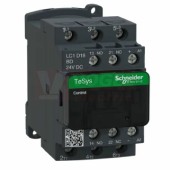 LC1D18BD      Stykač 3P 18A AC-3, 24V DC, pom.kont. 1"Z"+1"V" šroub.svorky, cívka s odrušovacím modulem