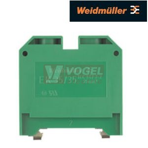 EK 35/35 svorka zemnící ZE/ŽL, šroubové připojení, PA66, š=16mm (0661460000) - DOPRODEJ - přechod na řadu  WDU