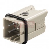 Konektor   4+1pin V 22A/250V HDC-HA-4SS, šroubový 4P+PE (1498300000)