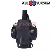 Zásuvka gumová 1473092 černá "trojzásuvka" pro zavěšení, 16A/230VAC, IP44, pro 3x2,5mm2