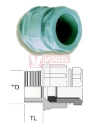 PG 13,5 vývodka BD-14 IP54 sevř. 9-12mm PA6 sv.šedá RAL7035 - UKONČENÍ VÝROBY k 29.1.2018