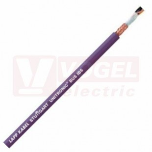Unitronic Bus IBS 3x2x0,22 kabel dálkový sběrnicový, datový, INTERBUS, stíněný, pro pevné uložení, fialový vnější plášť z PVC, barevné značení žil dle DIN 47100 (2170206)