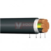 CYKY-J  3 x120+ 70 ČE kabel 0,6/1kV SM/RM (ZŽ,H,Č,Š)