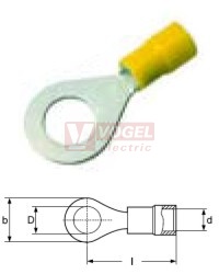 GF-M3,5    Oko lisovací s izolací PVC (4-6mm2)
