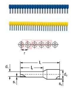 DI 1,5-8 Č  Dutinka izolovaná černá (pás)