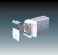R302780 Zásuvka RJ 45-8 Cat. 5e stíněná (R&De Masssari) - do nosné masky; šedá; R302780