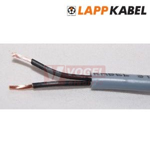 Ölflex Classic 110   2x  1,0 kabel flexibilní, plášť PVC šedý, čísl.žíly bez ze/žl (1119852)