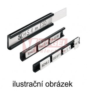 STR 7 krycí transparentní folie 27x6,3mm pro nosič štítků SCHT7 ( 0515300000 )