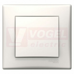SDN0500223 Přepínač křížový, ř. 7, kompletní přístroj včetně rámečku, verze DIY, cream