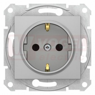 SDN3000160P Zásuvka schuko 2P+PE, alu
