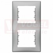 SDN5801260 Rámeček 2násobný svislý, aluminium, krycí rámeček, verze DIY