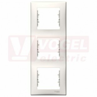 SDN5801423 Rámeček 3násobný svislý, cream, krycí rámeček, verze DIY