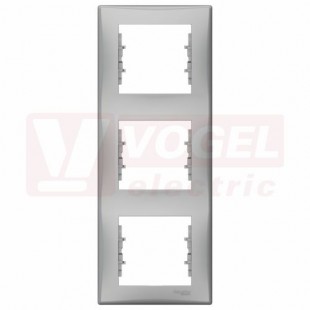 SDN5801460 Rámeček 3násobný svislý, aluminium, krycí rámeček, verze DIY