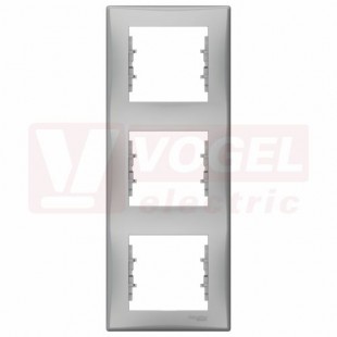 SDN5801460 Rámeček 3násobný svislý, aluminium, krycí rámeček, verze DIY