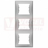 SDN5801460 Rámeček 3násobný svislý, aluminium, krycí rámeček, verze DIY