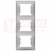 SDN5801460 Rámeček 3násobný svislý, aluminium, krycí rámeček, verze DIY