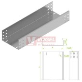 Žlab plný šxv 200x100 KBP200H100/3, tl.1,5mm (112020)