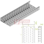 Žlab perf šxv  50x 60 KCP50H60/3 N , tl.1,5mm (860205)