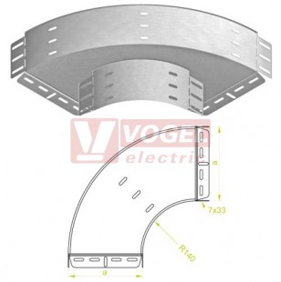 Koleno ploché 90° 600x110 KKPP600H110, plné, oblý roh, tl.1,5mm (121414)