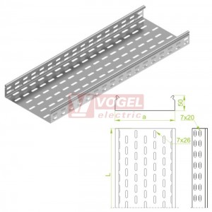 Žlab perf šxv 200x 50 KCP200H50/3 N , tl.1,5mm (151420)