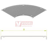 Víko kolena ploché 90° PKKPJ50, oblé, tl.1,0mm  (100113)