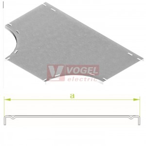Víko T-kusu PTKPJ300, oblý, tl.1,0mm (103713)