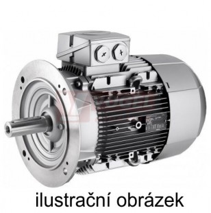 1LE1001-0EA02-2FB4 elektromotor 1,5kW, 230VD/400VY 50Hz, 2-pólový, 2885ot/min, velikost 90 S, IMB5 přírubový, úč. IE2, materiál AL