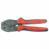 LIR 056  975236 KNIPEX lisovací kleště na oka, spojky, konektory s izolací,pro průřezy 0,5-6mm2, tvar slisu ovál, PROFI, délka kleští 215mm