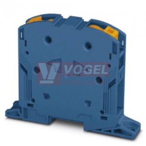 PTPOWER 95-F BU svorka řadová, blokovaná, 1000V AC/1500V DC, 232A, připojení Power Turn, 2 přípojky, 1 pól, modrá, š=25mm (3260136)
