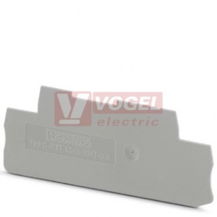 D-PTT 1,5/S-2MT-0.8 bočnice šedá, š=0,8mm (3210353)