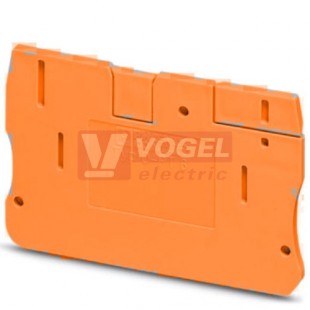 D-PT 6 OG koncová destička oranžová, š=2,2mm (3212045)