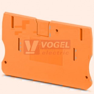 D-PT 10 OG koncová destička oranžová, š=2,2mm (3212058)