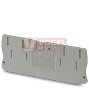 D-PT 6-QUATTRO bočnice šedá, š=2,2mm (3212963)