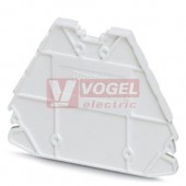 D-PTRV 4 WH Zakončovací kryt, délka=63,6 mm, šířka=3,8 mm, výška=48,9 mm, barva bílá (3270151)
