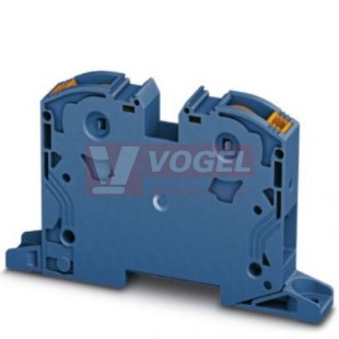PTPOWER 35-F BU svorka řadová 35mm2, 1000V/125A, připojení Power Turn, 2 přípojky, 1 pól, modrá, š=16mm (3212079)