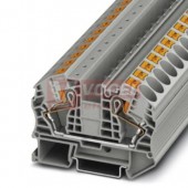 PT 16 N svorka řadová 16mm2, bezšroubová, 1000V/76A, PUSH-IN, 2 přípojky, š=12,2mm, šedá (3212138)