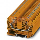 PT 16 N OG svorka řadová 16mm2, bezšroubová, 1000V/76A, PUSH-IN, 2 přípojky, š=12,2mm, oranžová (3212144)