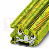 PTI 4-PE svorka instalační, barva zeleno/žlutá, 32A, PUSH-IN, š=6,2mm (3213964)