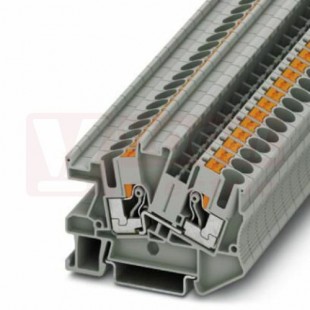 PTI 6 svorka instalační, barva šedá, 51A, PUSH-IN, š=8,2mm (3213972)