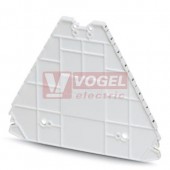 D-PTRV 8 WH 1-8 LGS Zakončovací kryt, délka=100mm, šířka=2,2mm, výška=80,8mm, barva bílá (3270240)