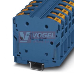 PTPOWER 95 BU svorka řadová, 1000V AC/1500V DC, 232A, připojení Power Turn, 2 přípojky, 1 pól, modrá, š=25mm (3260103)