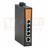 IE-SW-BL05-1GT-4GTPOE ethernetový Switch BasicLine, neřízený PoE+, 4xRJ45 10/100/1000MBit/s PoE+, 1xRJ4510/100/1000MBit/s,12-57VDC, IP30, š 29mm, 0°C..60°C (1504320000)