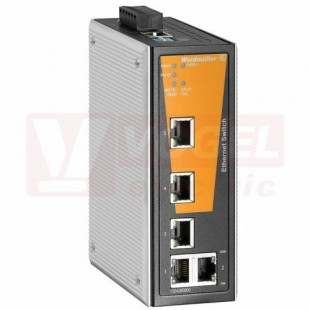 IE-SW-VL05M-5TX ethernetový Switch ValueLine řízený, 5xRJ45 10/100MBit/s, 12-60VDC, IP30, š 53,6mm, -10..+60°C (1504280000)