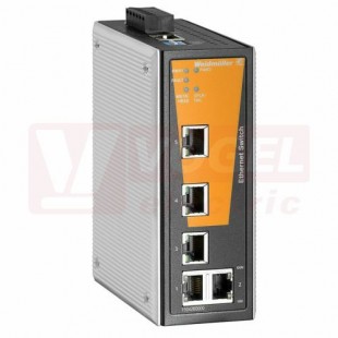 IE-SW-VL05MT-5TX ethernetový Switch ValueLine řízený, 5xRJ45 10/100MBit/s, 12-60VDC, IP30, š 53,6mm, -40..+75°C (1504310000)
