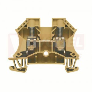 WDU 10 IR svorka řadová, tmavě béžová, šroubové  připojení, 10mm2, 1000V/57Aš=9,9mm (1393380000)